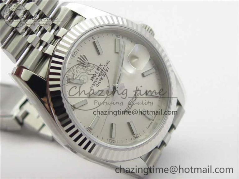 New DateJust 41 126334 ARF 1:1 Best Edition 904L Steel White Dial on Jubilee Bracelet A2824 V FlexibleFit 3116