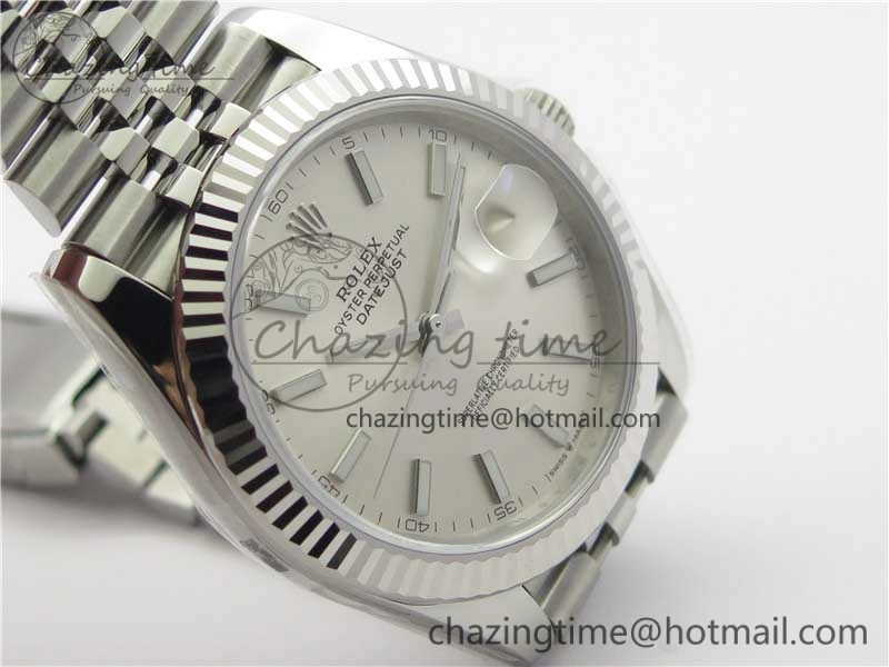 New DateJust 41 126334 ARF 1:1 Best Edition 904L Steel White Dial on Jubilee Bracelet A2824 V FlexibleFit 3116