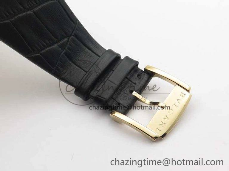 OCTO 12028 RG JL Best Edition Black Dial On Black Leather Strap A TravelReady 5831