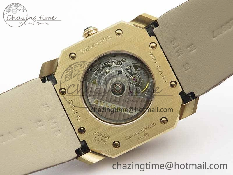 EasyCare OCTO 12028 RG JL Best Edition White Dial On Brown Leather Strap A 5832