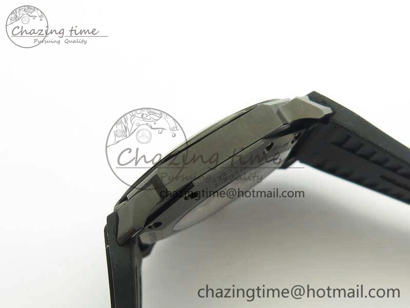 OCTO DLC JL 1:1 Best Edition Black Dial RG Markers On Rubber Strap BVL193 ( Free Leather Strap) Efficient 5824