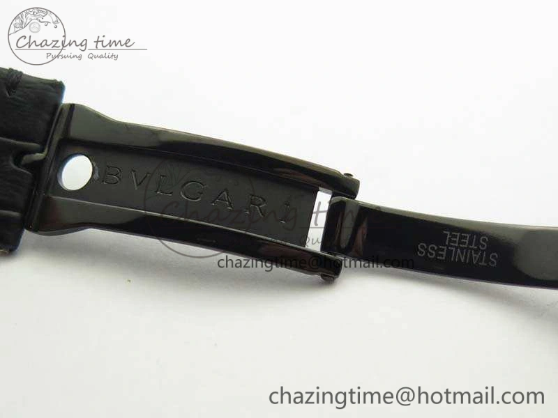 OCTO DLC JL 1:1 Best Edition Black Dial RG Markers On Rubber Strap BVL193 ( Free Leather Strap) Efficient 5824