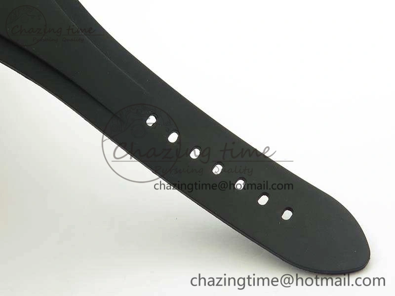 Premium OCTO DLC JL 1:1 Best Edition Black Dial Silver Markers On Rubber Strap BVL193 ( Free Leather Strap) 5823