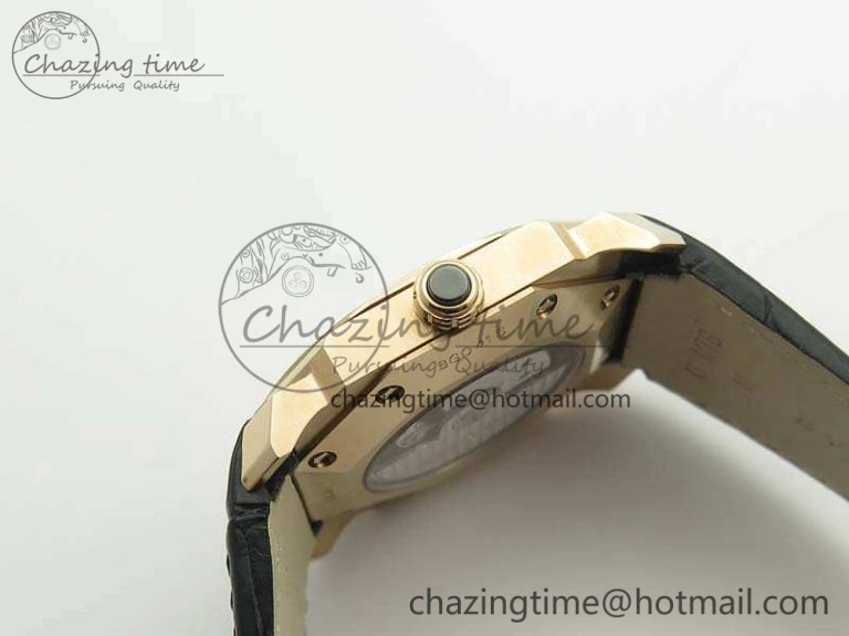OCTO RG JL 1:1 Best Edition Black Dial On Leather Strap BVL193 ( Free Rubber Strap ) WaterResistant 5822