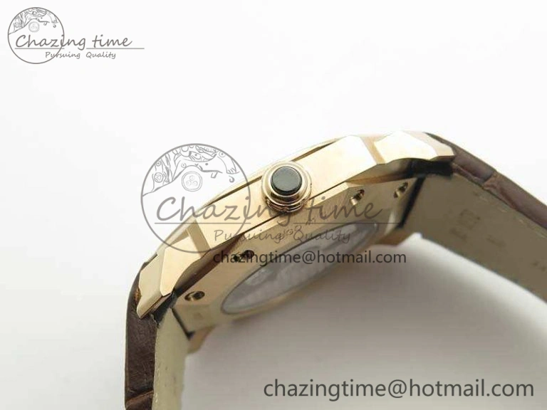 OCTO RG JL 1:1 Best Edition White Dial On Leather Strap BVL193 ( Free Rubber Strap ) Resilient 5820