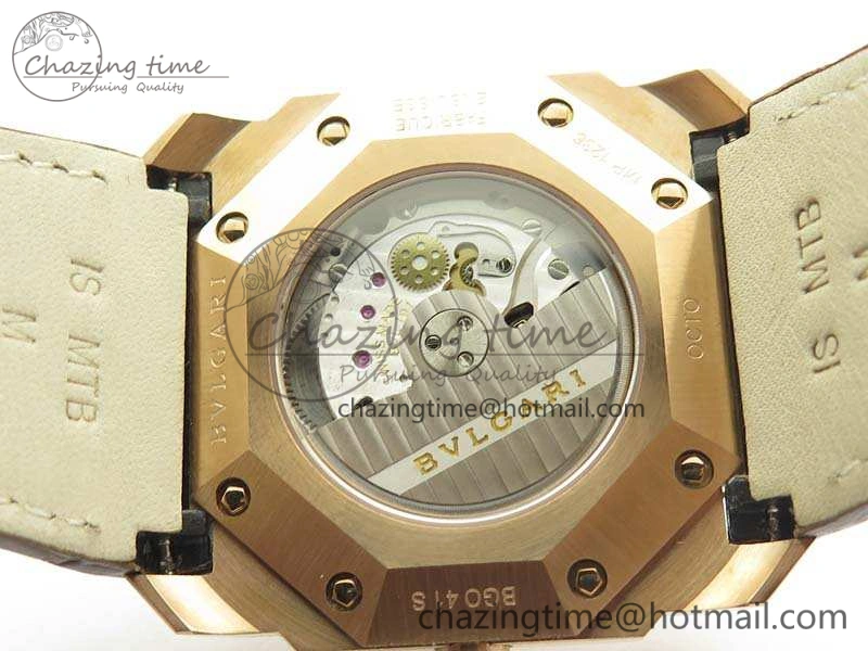 OCTO RG JL 1:1 Best Edition White Dial On Leather Strap BVL193 ( Free Rubber Strap ) Resilient 5820