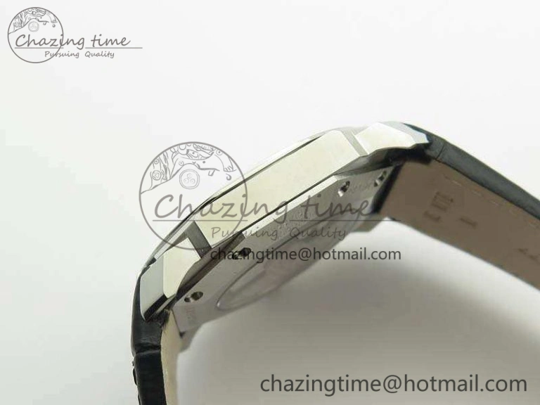 ZeroBulk OCTO SS JL 1:1 Best Edition Blue Dial On Leather Strap BVL193 ( Free Rubber Strap) 5825