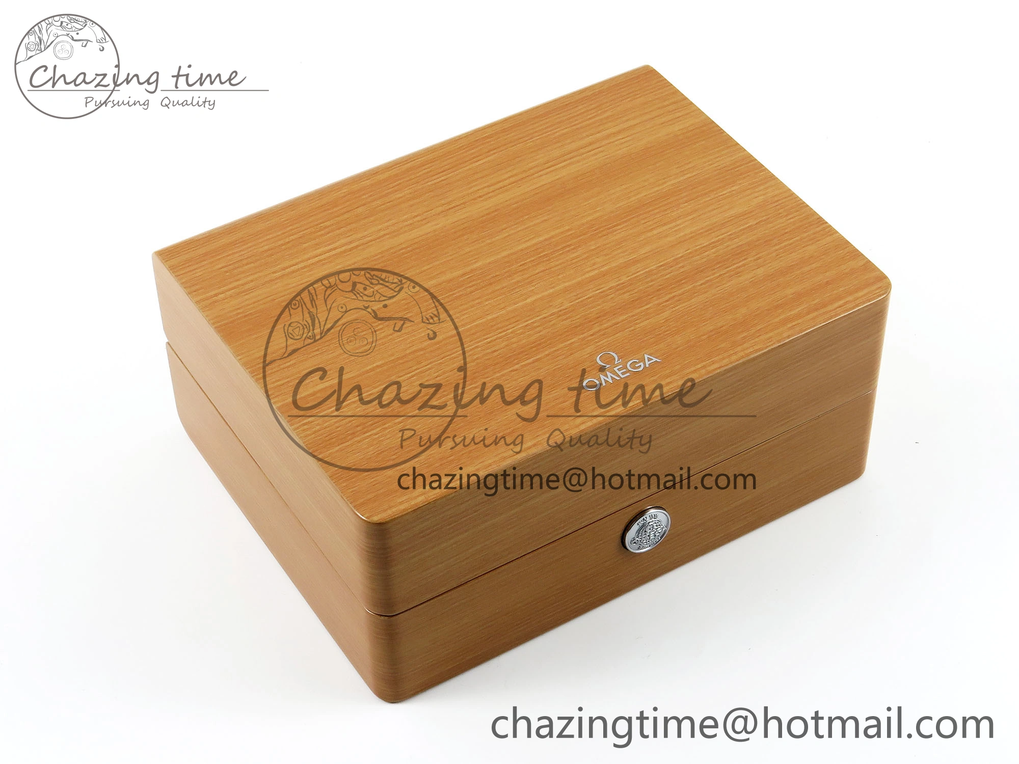 SmartChoice OMEGA WOODEN BOXSET WITH PAPERS & CARDS 4164