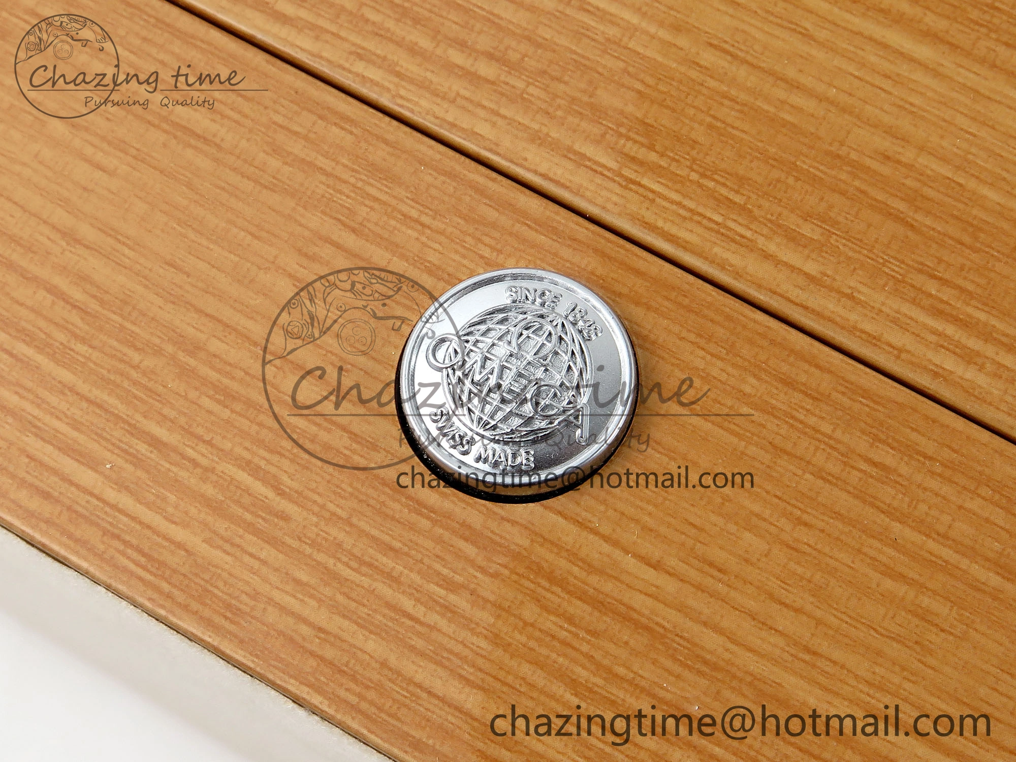 SmartChoice OMEGA WOODEN BOXSET WITH PAPERS & CARDS 4164
