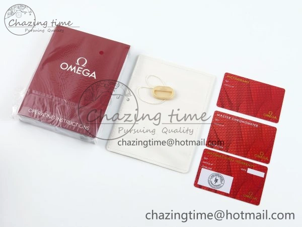 SmartChoice OMEGA WOODEN BOXSET WITH PAPERS & CARDS 4164