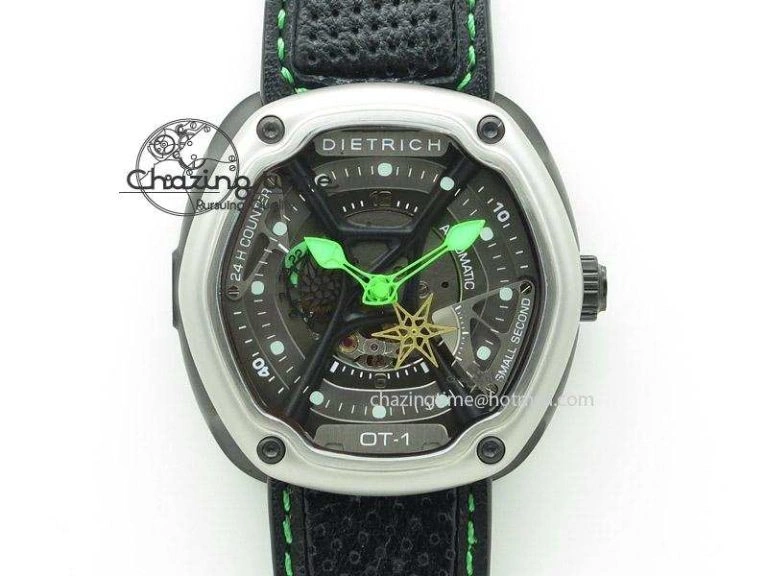 OT-1 Best Edition On Black Calf Leather Strap Miyota 82-S- Youthful 6411