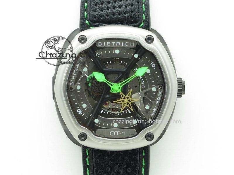 OT-1 Best Edition On Black Calf Leather Strap Miyota 82-S- Youthful 6411
