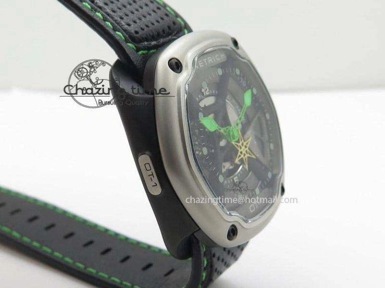 OT-1 Best Edition On Black Calf Leather Strap Miyota 82-S- Youthful 6411