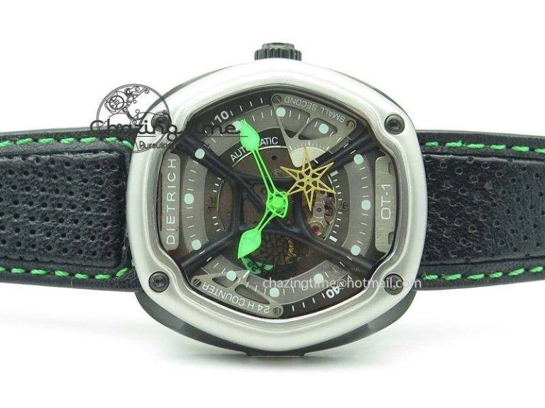 OT-1 Best Edition On Black Calf Leather Strap Miyota 82-S- Youthful 6411