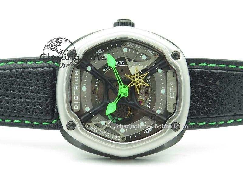 OT-1 Best Edition On Black Calf Leather Strap Miyota 82-S- Youthful 6411