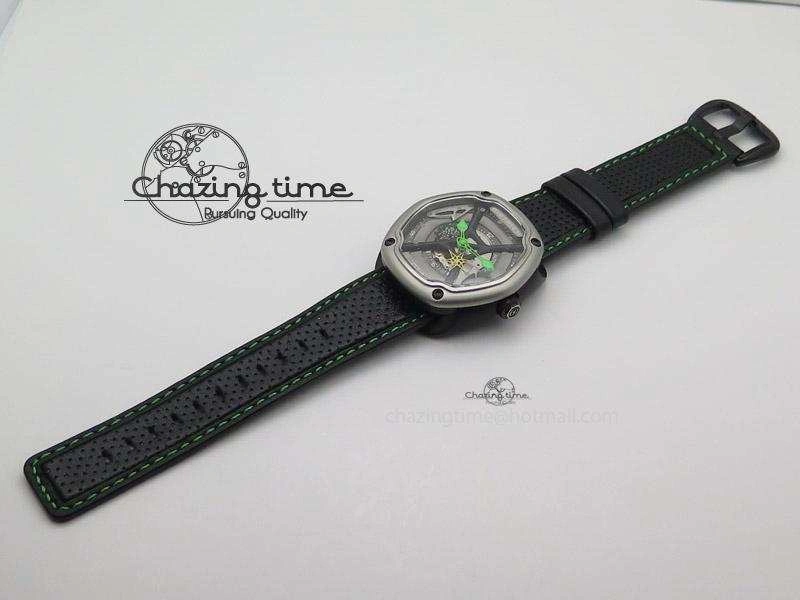 OT-1 Best Edition On Black Calf Leather Strap Miyota 82-S- Youthful 6411