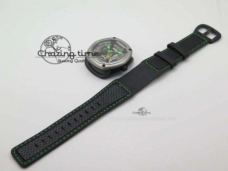 OT-1 Best Edition On Black Calf Leather Strap Miyota 82-S- Youthful 6411