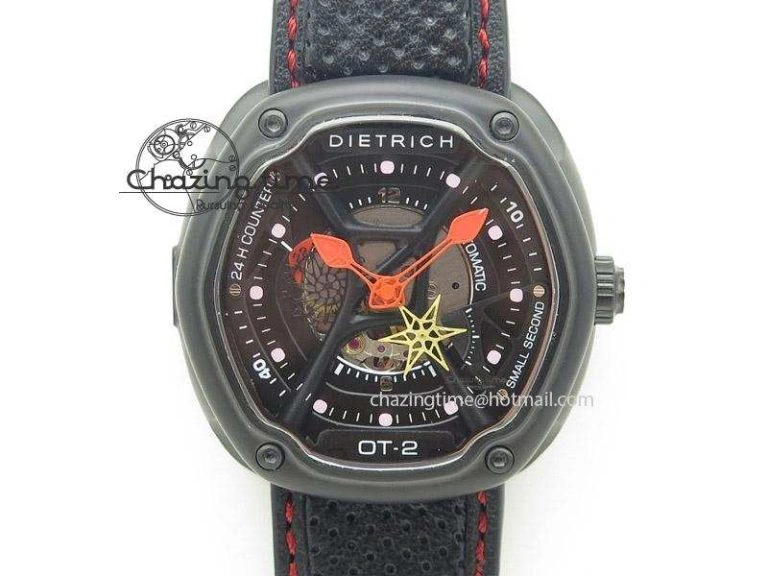 RelaxedFit OT-2 Best Edition On Black Calf Leather Strap Miyota 82-S- 6410