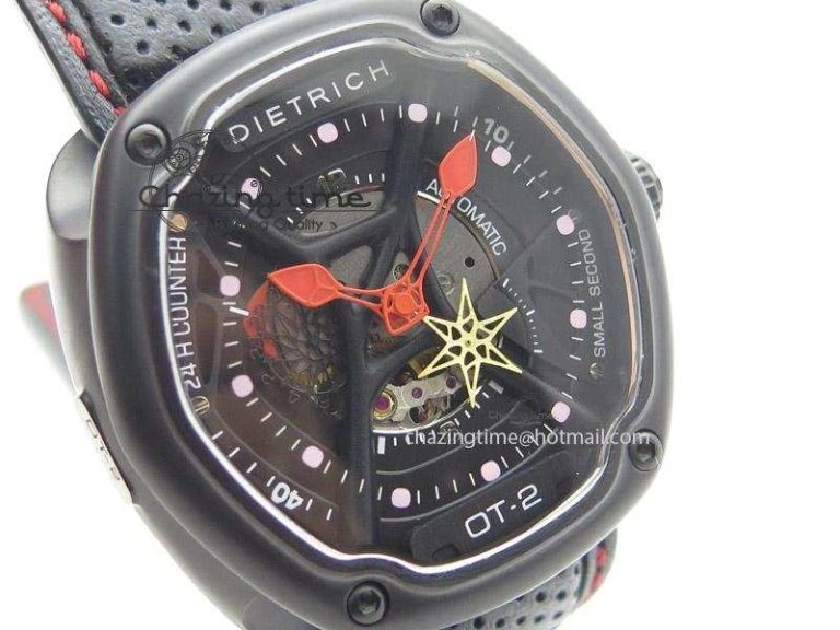RelaxedFit OT-2 Best Edition On Black Calf Leather Strap Miyota 82-S- 6410