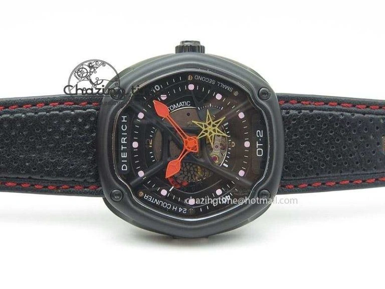 RelaxedFit OT-2 Best Edition On Black Calf Leather Strap Miyota 82-S- 6410