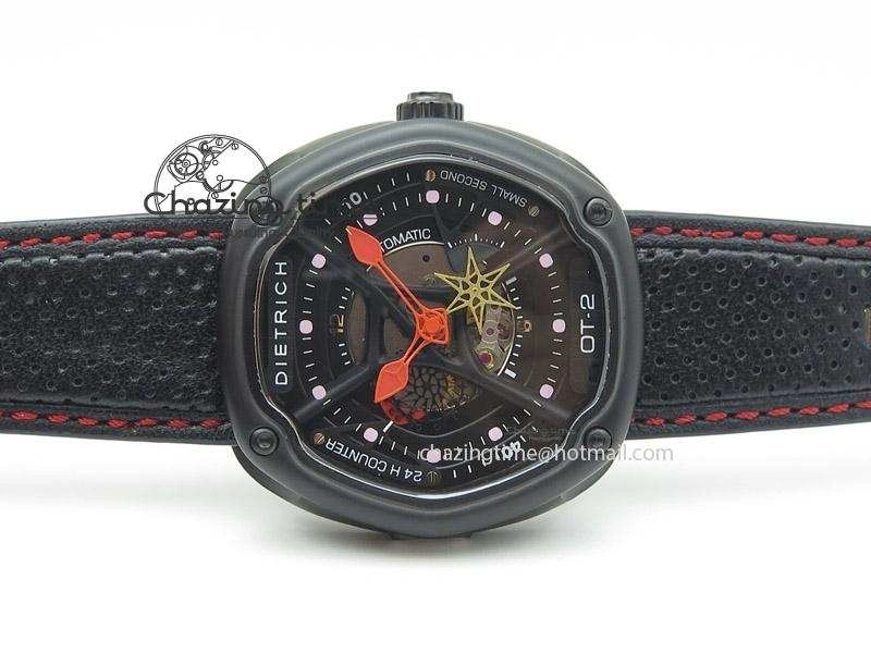RelaxedFit OT-2 Best Edition On Black Calf Leather Strap Miyota 82-S- 6410