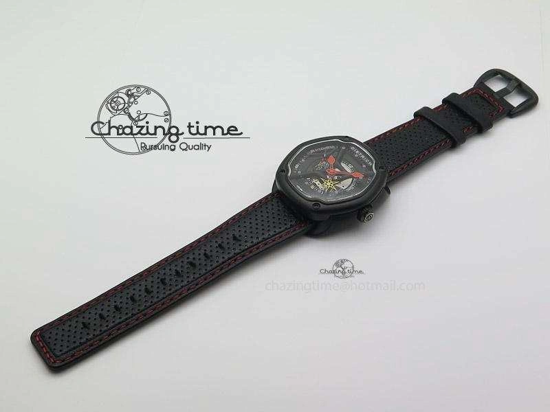 RelaxedFit OT-2 Best Edition On Black Calf Leather Strap Miyota 82-S- 6410