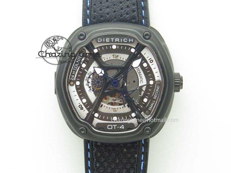 OnTrend OT-4 Best Edition On Black Calf Leather Strap Miyota 82-S- 6407