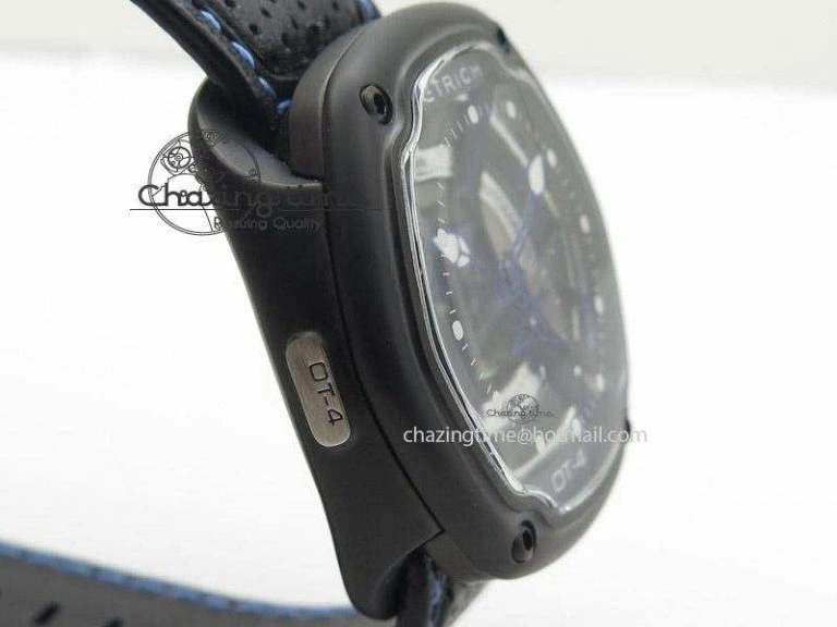 OnTrend OT-4 Best Edition On Black Calf Leather Strap Miyota 82-S- 6407