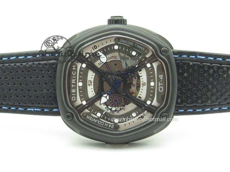 OnTrend OT-4 Best Edition On Black Calf Leather Strap Miyota 82-S- 6407