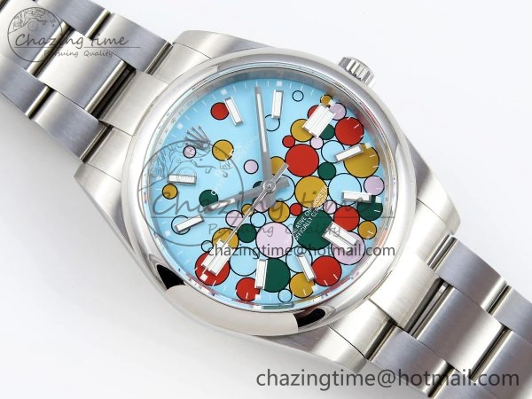 OYSTER PERPETUAL 124300 41MM GMF 1:1 BEST EDITION 904L STEEL CELEBRATION DIAL VR Attractive 1793