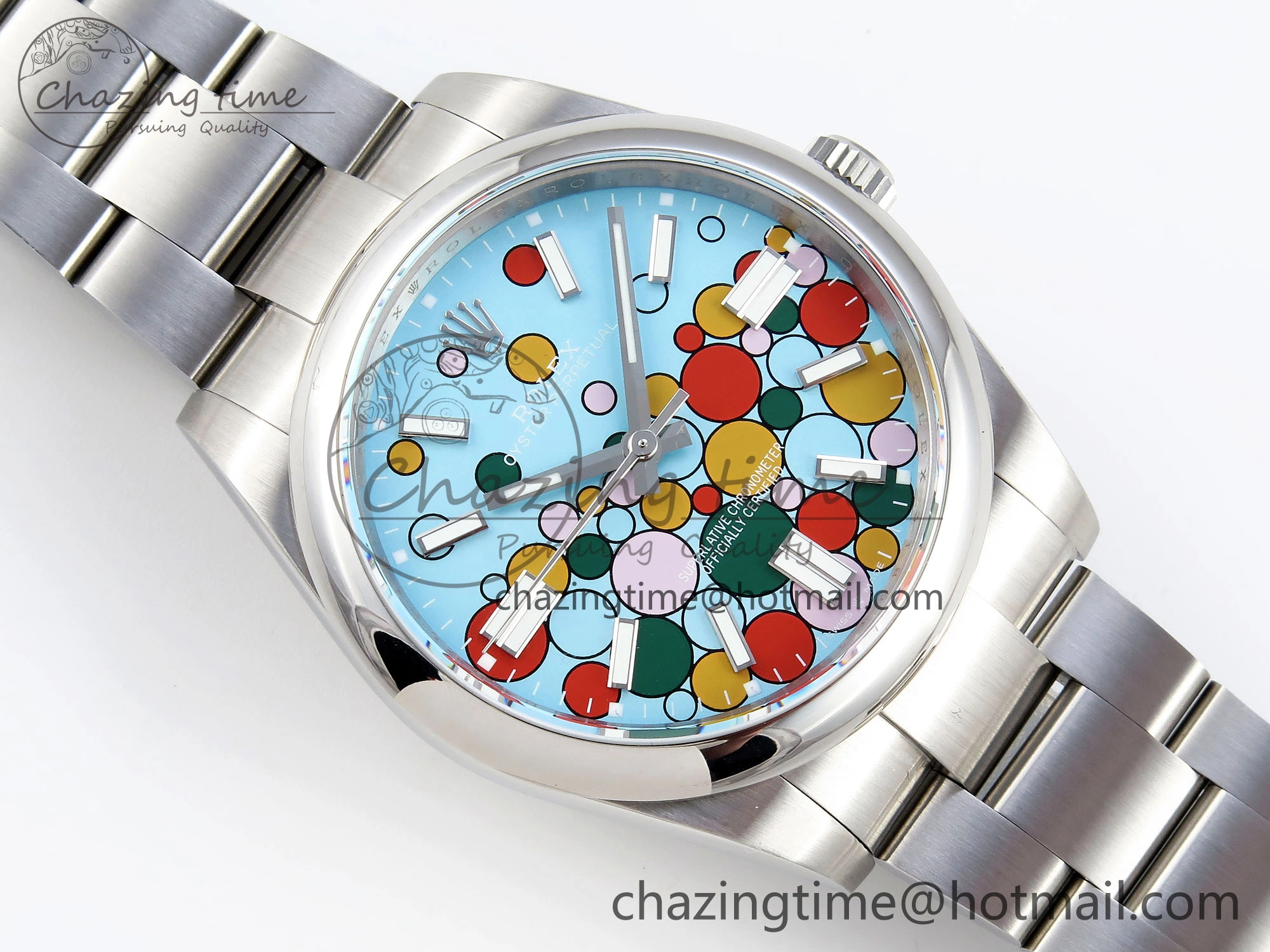 OYSTER PERPETUAL 124300 41MM GMF 1:1 BEST EDITION 904L STEEL CELEBRATION DIAL VR Attractive 1793