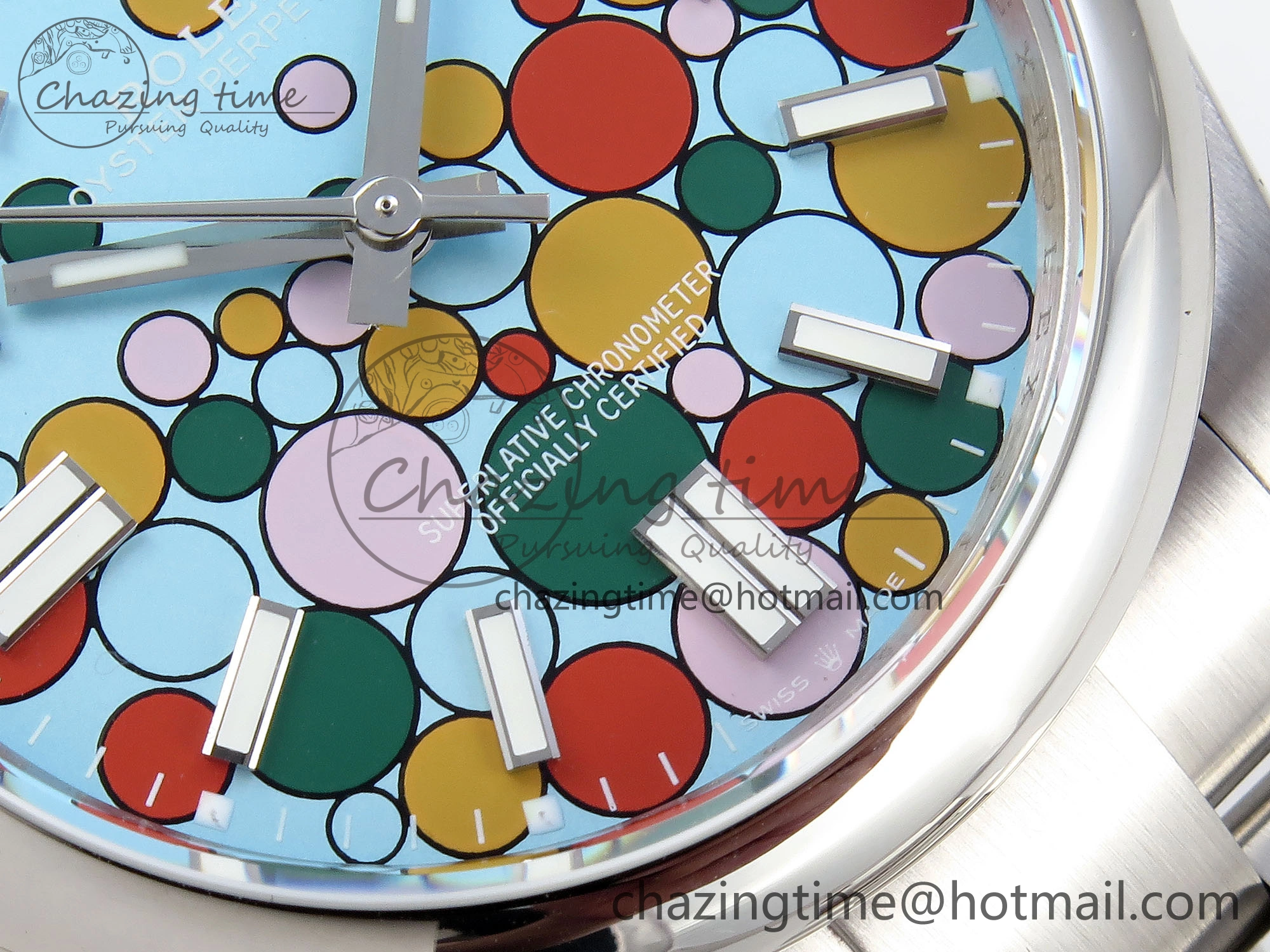 OYSTER PERPETUAL 124300 41MM GMF 1:1 BEST EDITION 904L STEEL CELEBRATION DIAL VR Attractive 1793