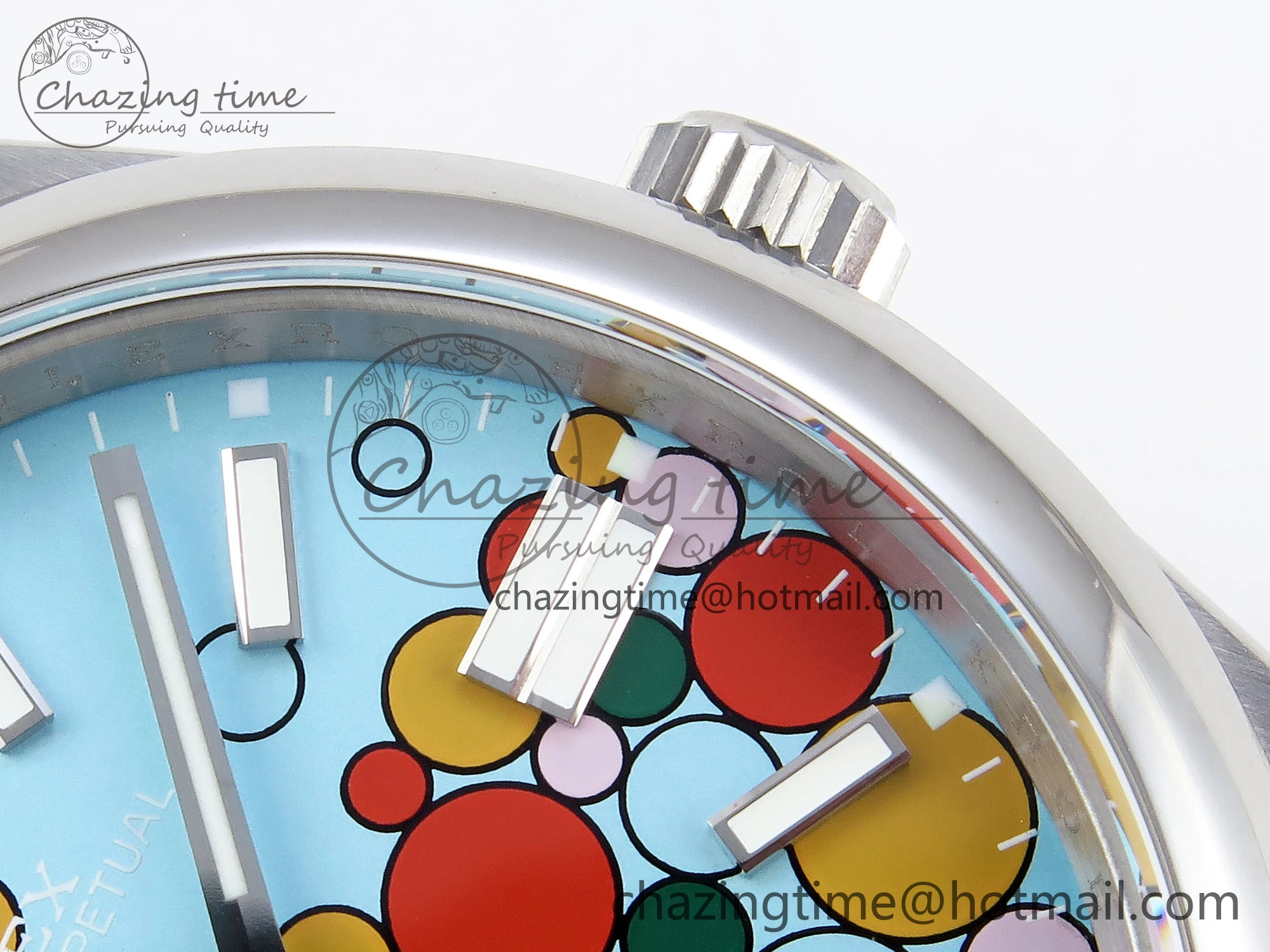 OYSTER PERPETUAL 124300 41MM GMF 1:1 BEST EDITION 904L STEEL CELEBRATION DIAL VR Attractive 1793