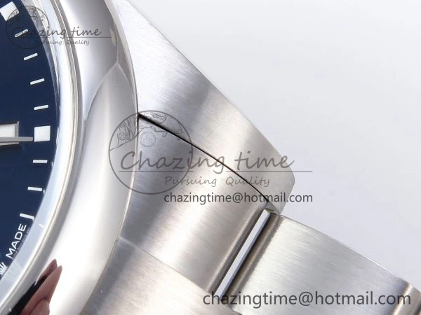 OYSTER PERPETUAL 124300 41MM VSF 1:1 BEST EDITION 904L STEEL BLUE DIAL VS Premium 1772
