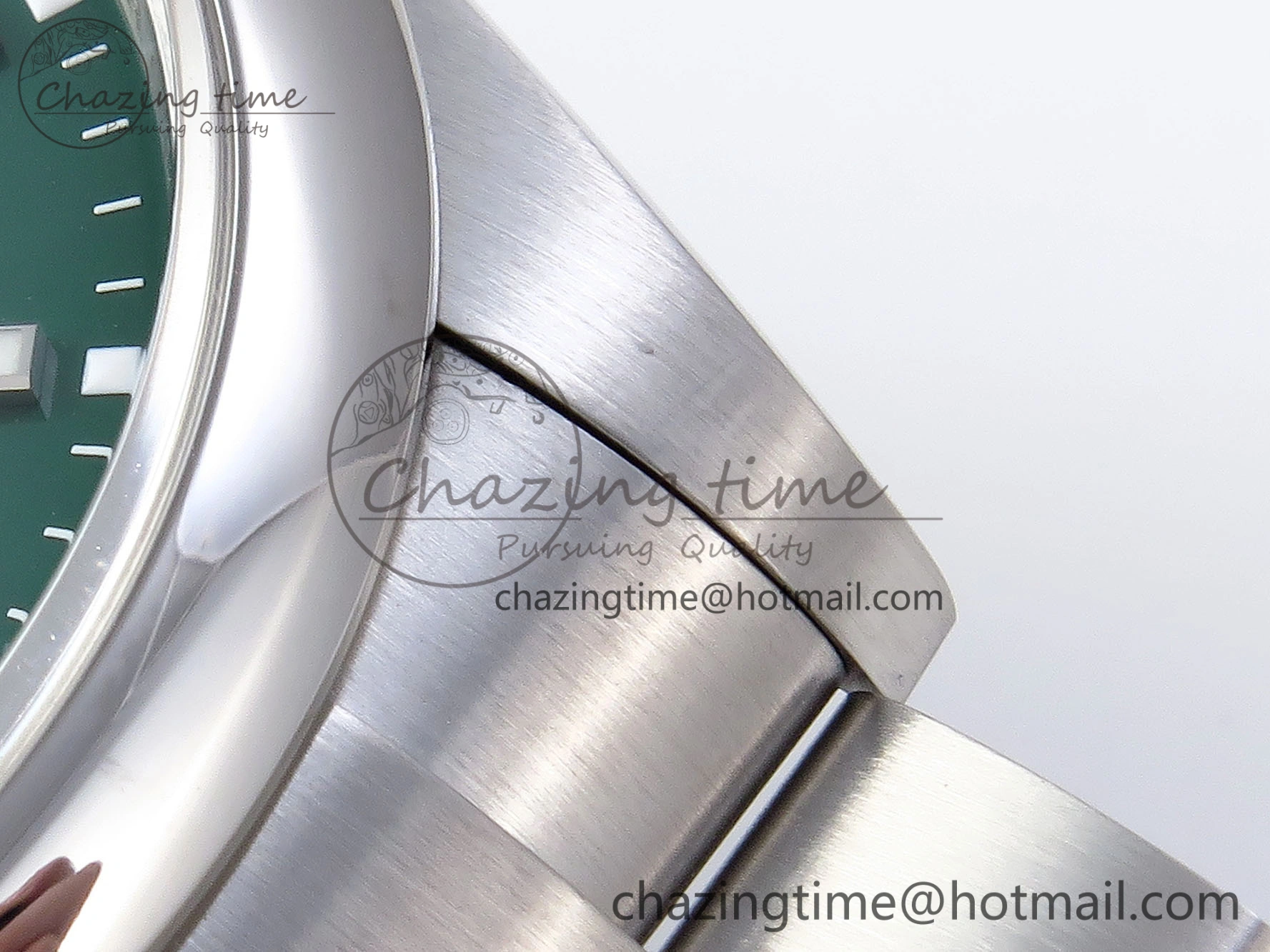 OYSTER PERPETUAL 124300 41MM VSF 1:1 BEST EDITION 904L STEEL GREEN DIAL VS Soft 1768