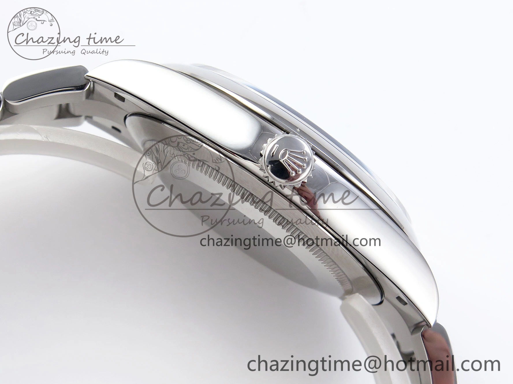 OYSTER PERPETUAL 124300 41MM VSF 1:1 BEST EDITION 904L STEEL SILVER DIAL VS Lightweight 1771