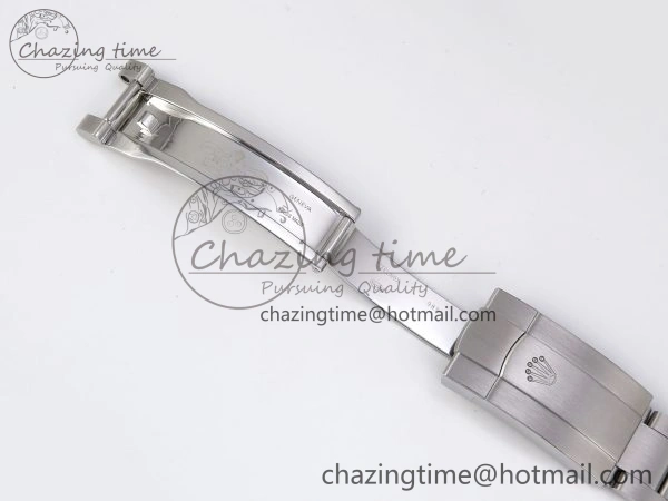 OYSTER PERPETUAL 124300 41MM VSF 1:1 BEST EDITION 904L STEEL SILVER DIAL VS Lightweight 1771