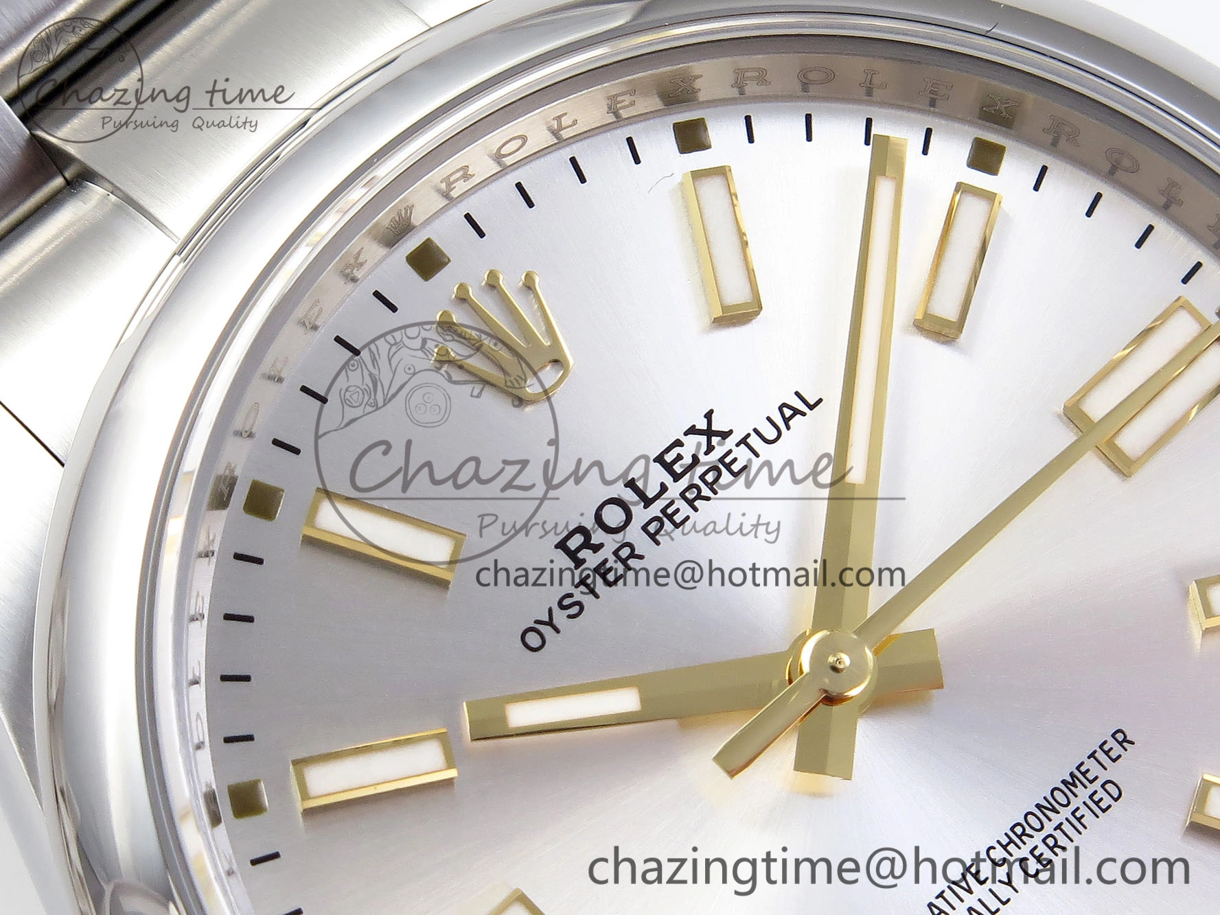 OYSTER PERPETUAL 124300 41MM VSF 1:1 BEST EDITION 904L STEEL SILVER DIAL VS Lightweight 1771