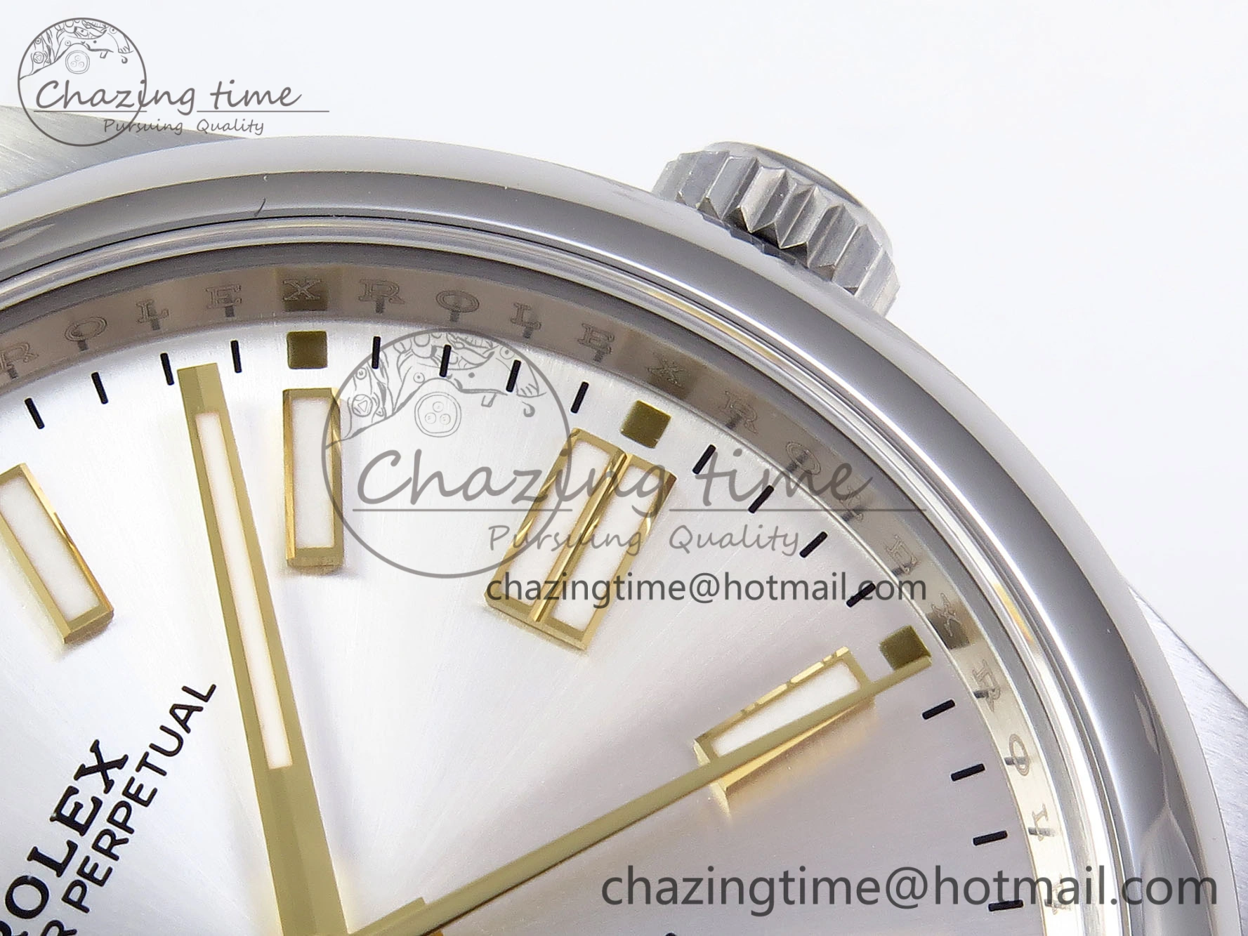 OYSTER PERPETUAL 124300 41MM VSF 1:1 BEST EDITION 904L STEEL SILVER DIAL VS Lightweight 1771