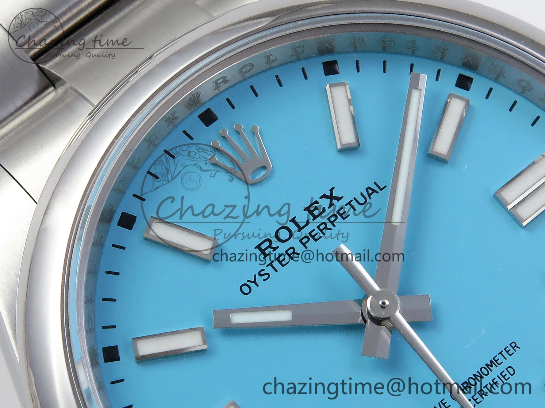 Unique OYSTER PERPETUAL 124300 41MM VSF 1:1 BEST EDITION 904L STEEL TIFFANY BLUE DIAL VS 1773