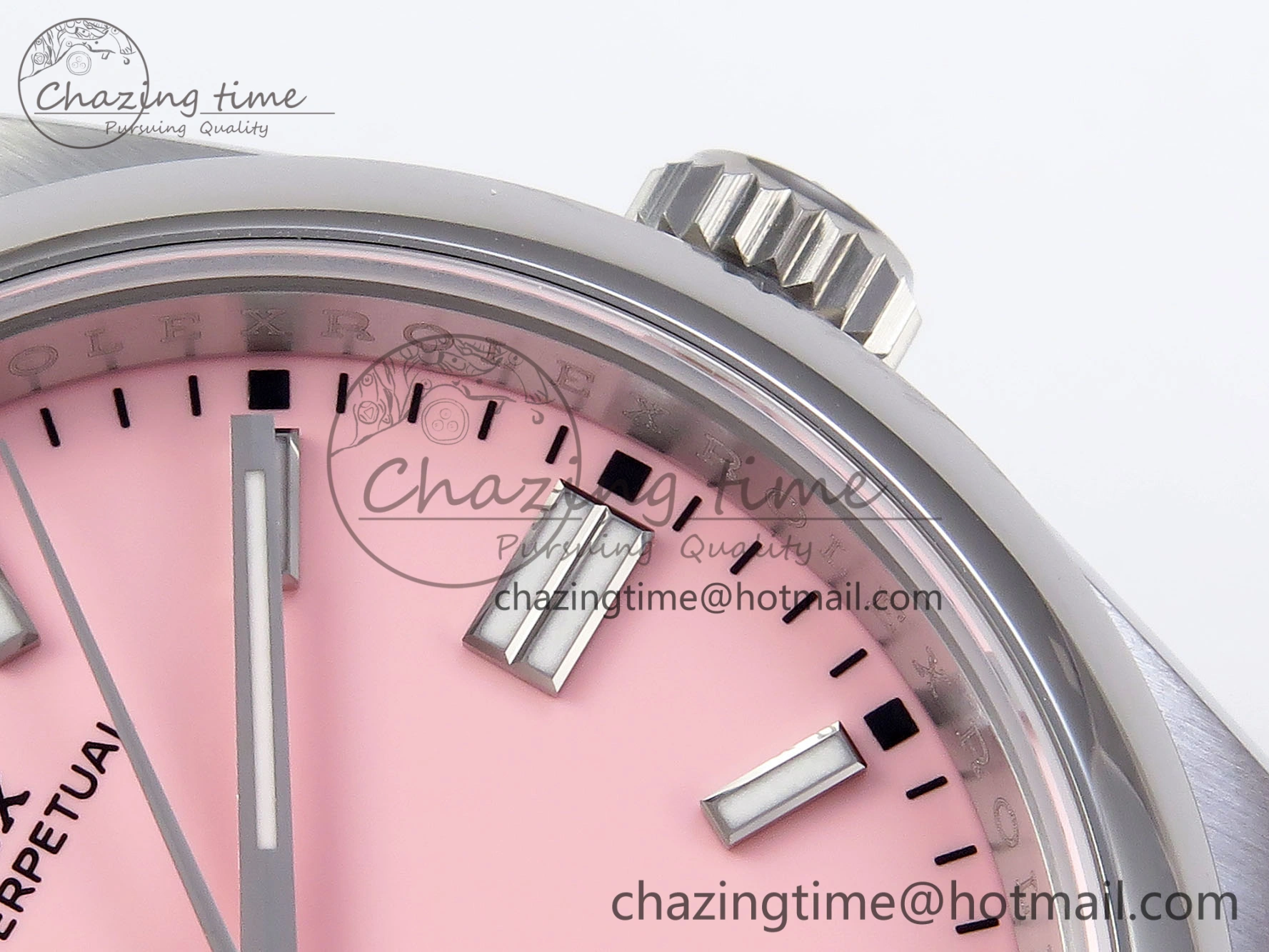 OYSTER PERPETUAL 126000 36MM VSF 1:1 BEST EDITION 904L STEEL PINK DIAL VS Efficient 1776
