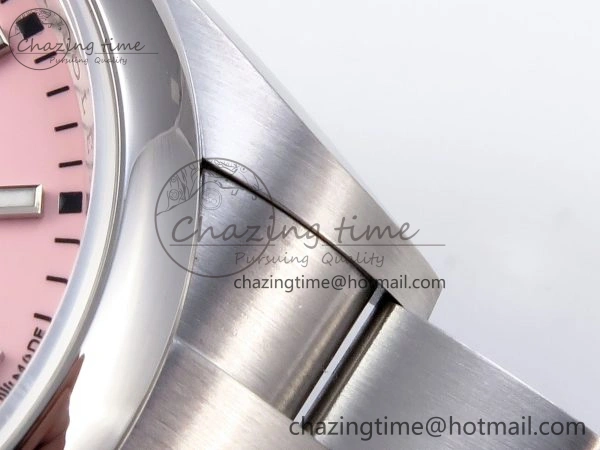 OYSTER PERPETUAL 126000 36MM VSF 1:1 BEST EDITION 904L STEEL PINK DIAL VS Efficient 1776