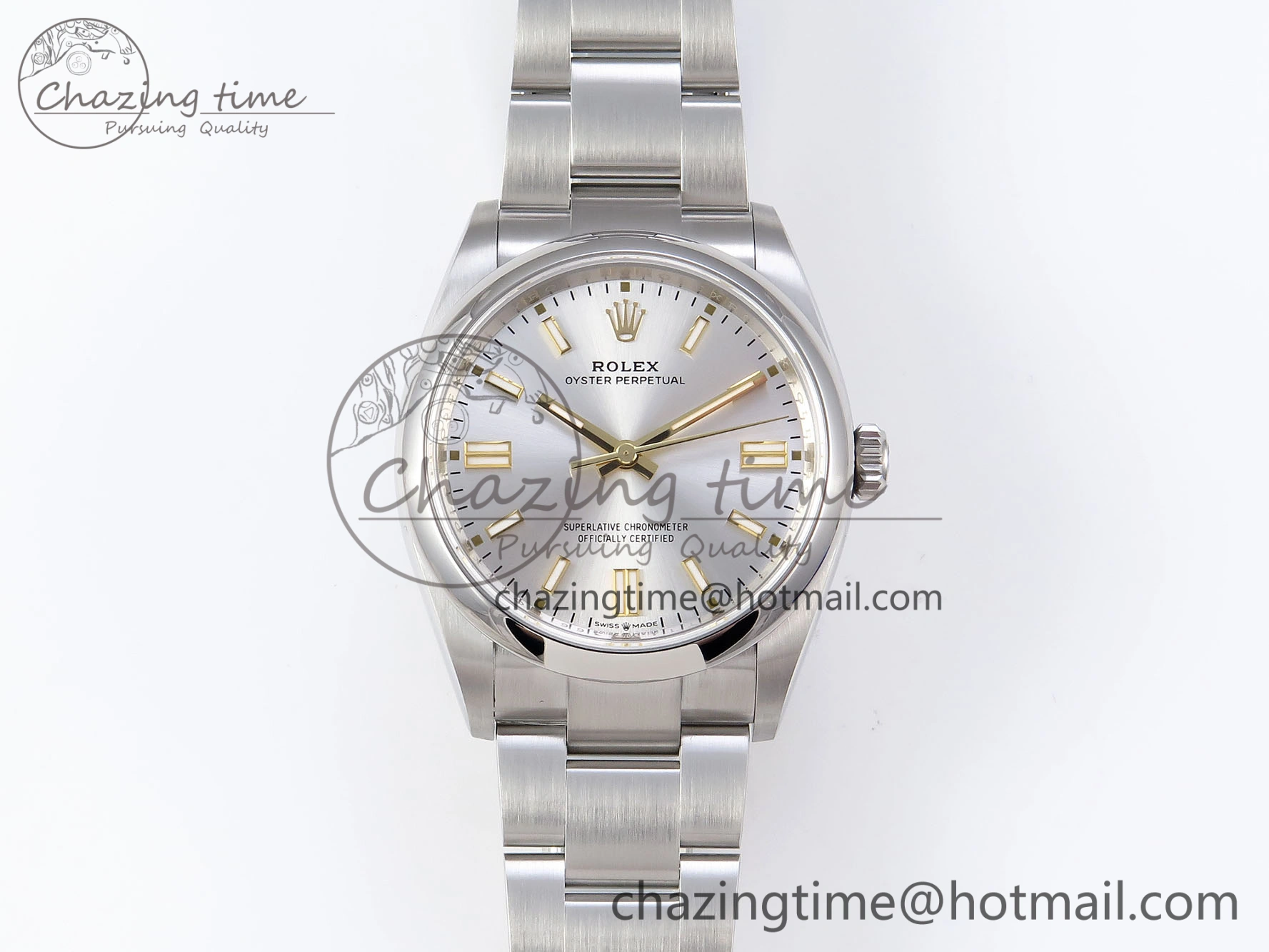 OYSTER PERPETUAL 126000 36MM VSF 1:1 BEST EDITION 904L STEEL SILVER DIAL VS Timeless 1775