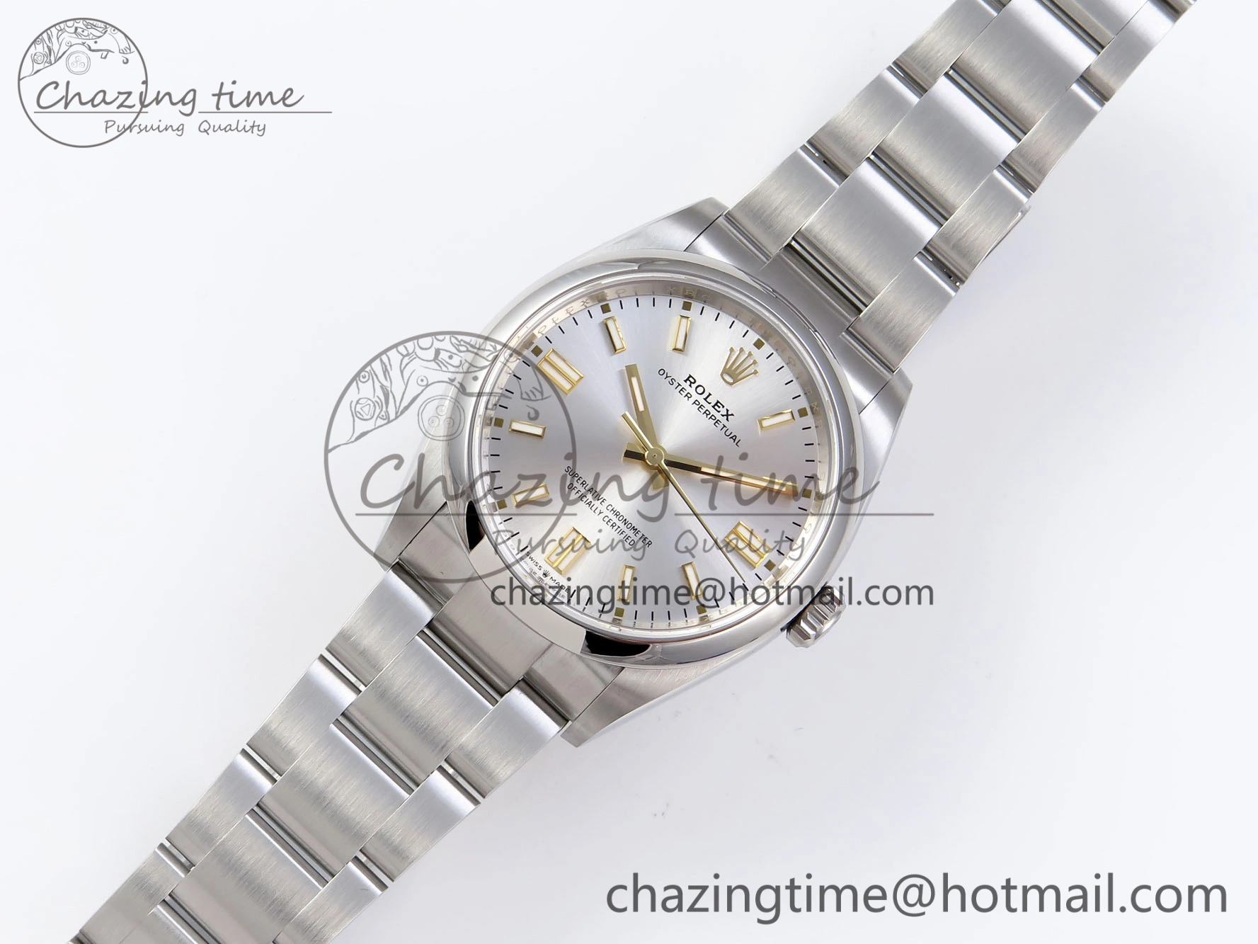 OYSTER PERPETUAL 126000 36MM VSF 1:1 BEST EDITION 904L STEEL SILVER DIAL VS Timeless 1775