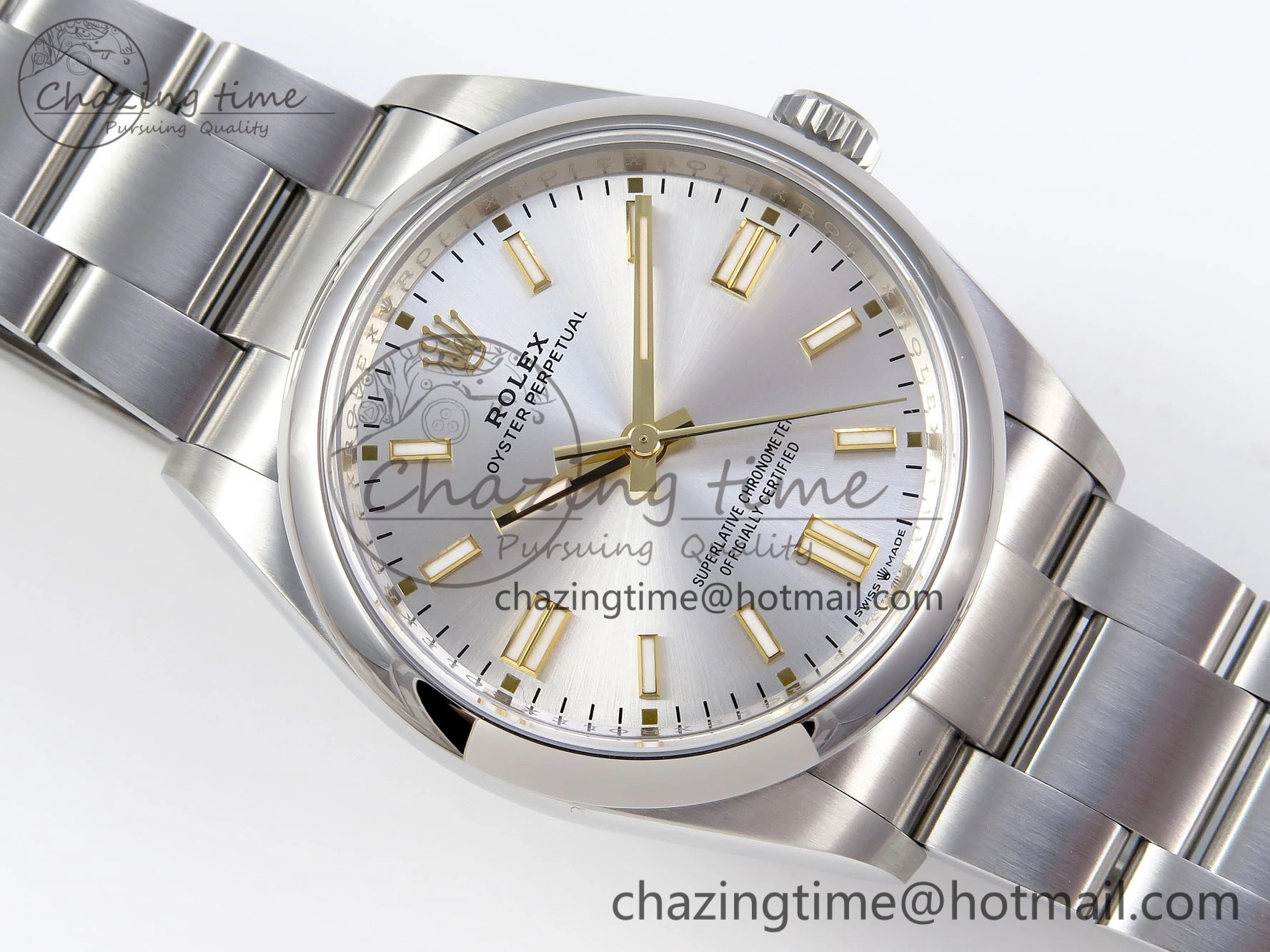 OYSTER PERPETUAL 126000 36MM VSF 1:1 BEST EDITION 904L STEEL SILVER DIAL VS Timeless 1775