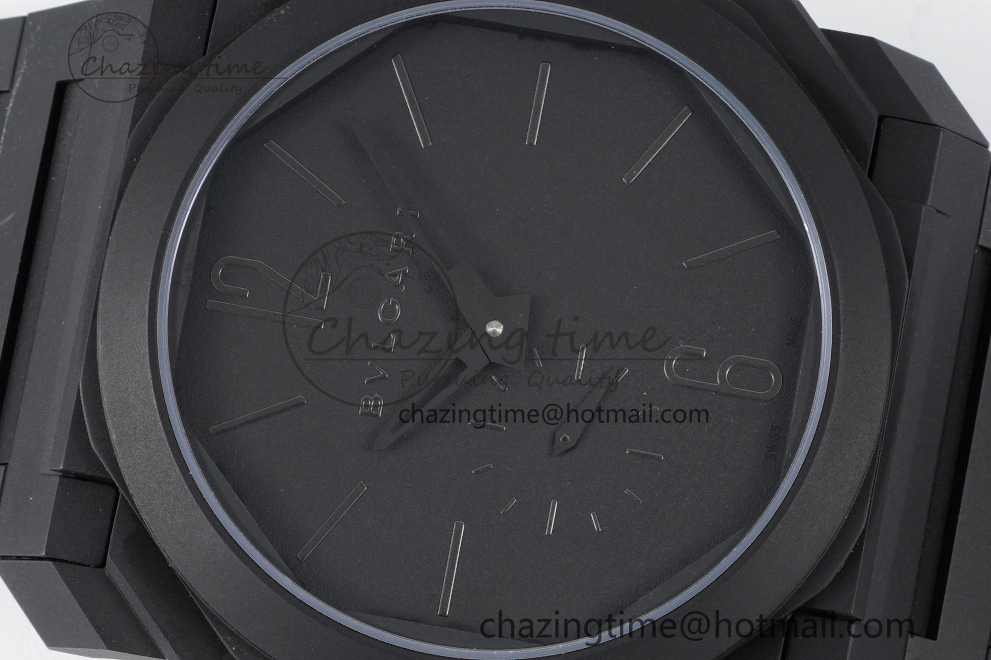 GoodFit Octo Finissimo PVD BVF 1:1 Best Edition Black Dial on PVD Bracelet Asian Micro Rotor Movement 5817