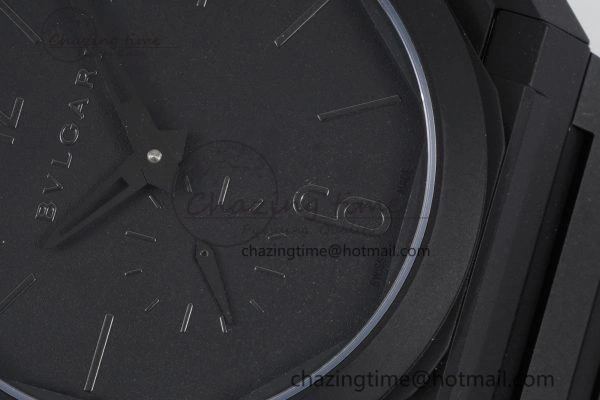 GoodFit Octo Finissimo PVD BVF 1:1 Best Edition Black Dial on PVD Bracelet Asian Micro Rotor Movement 5817