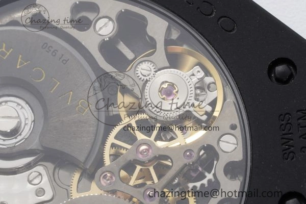 GoodFit Octo Finissimo PVD BVF 1:1 Best Edition Black Dial on PVD Bracelet Asian Micro Rotor Movement 5817