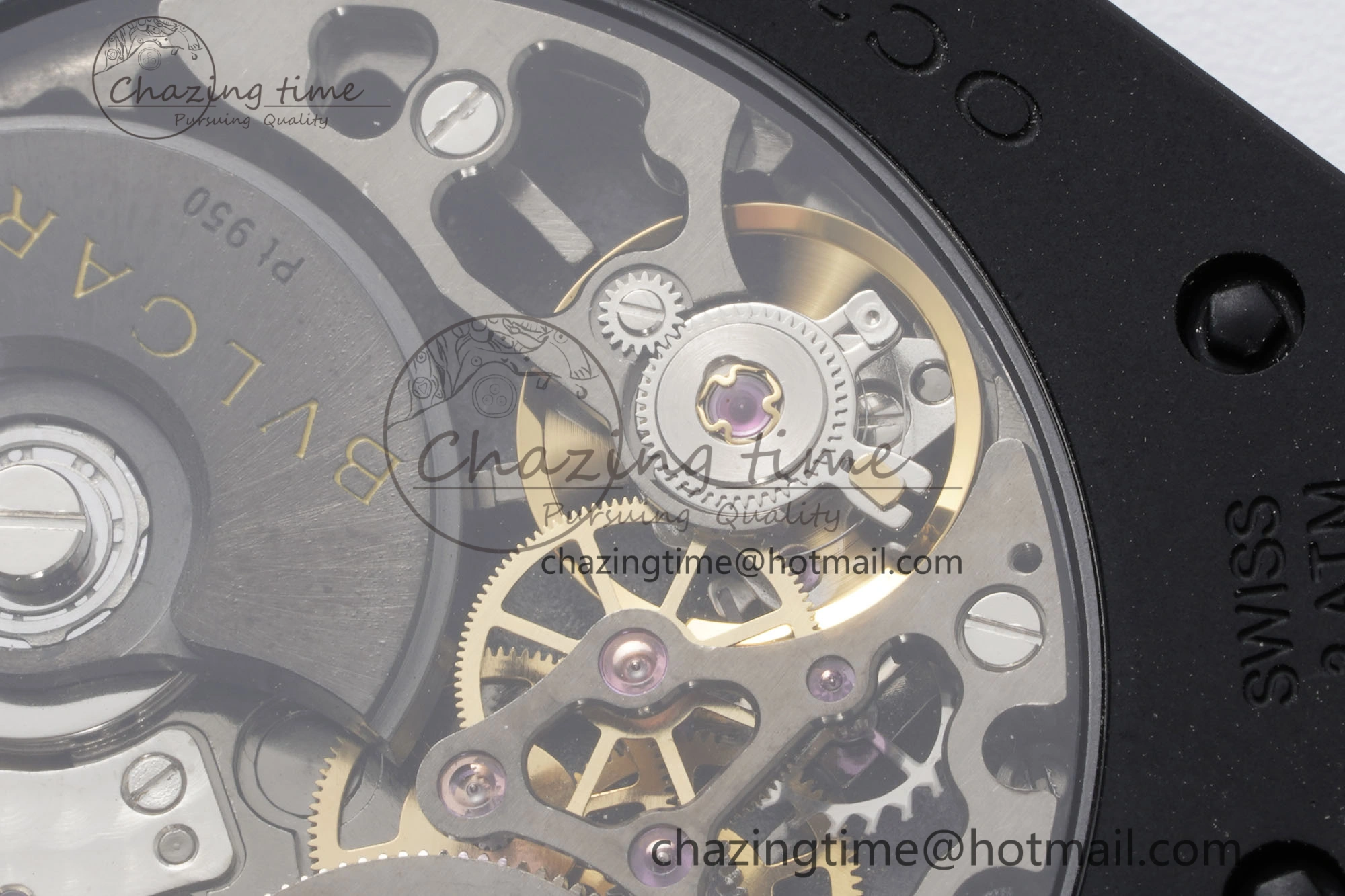 GoodFit Octo Finissimo PVD BVF 1:1 Best Edition Black Dial on PVD Bracelet Asian Micro Rotor Movement 5817