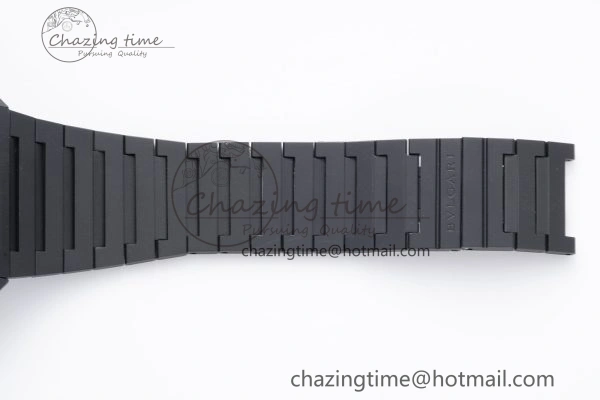 GoodFit Octo Finissimo PVD BVF 1:1 Best Edition Black Dial on PVD Bracelet Asian Micro Rotor Movement 5817